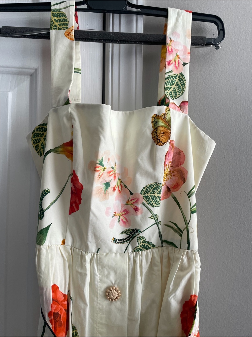 Cara Cara Cream Floral Sundress